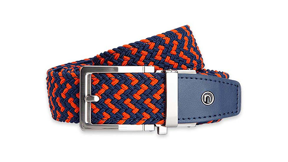 Nexbelt Braided Golf Belt, Orange,Blue, PCD9855