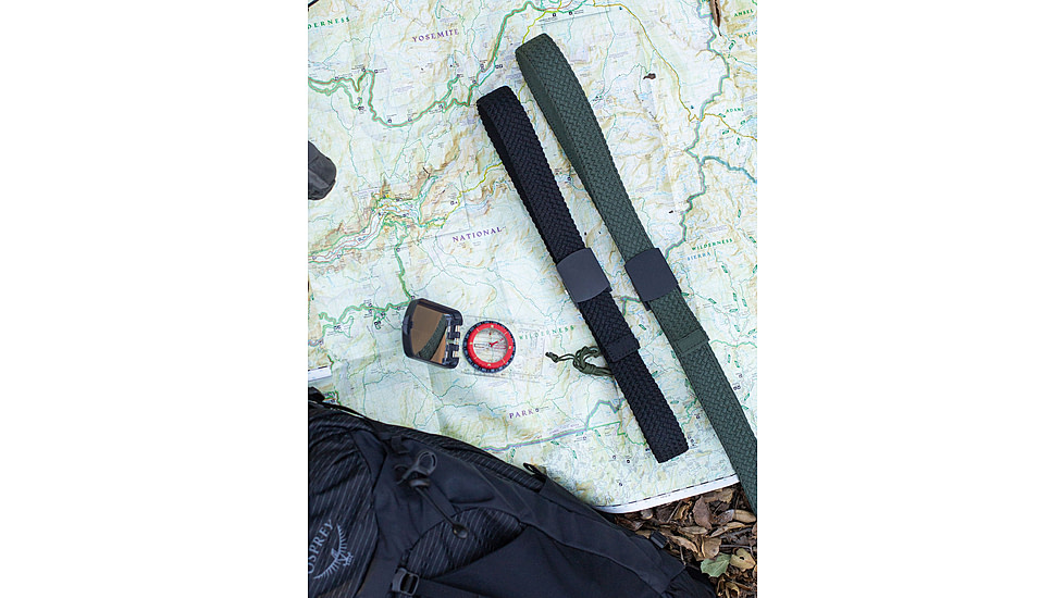 Nexbelt Explorer Braided Belt, Green, Up to 50 Waist, PCA2517