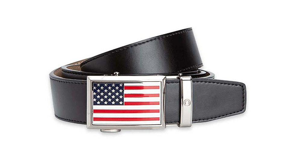Nexbelt Go-In USA Heritage Golf Belt, Black, PGH5475