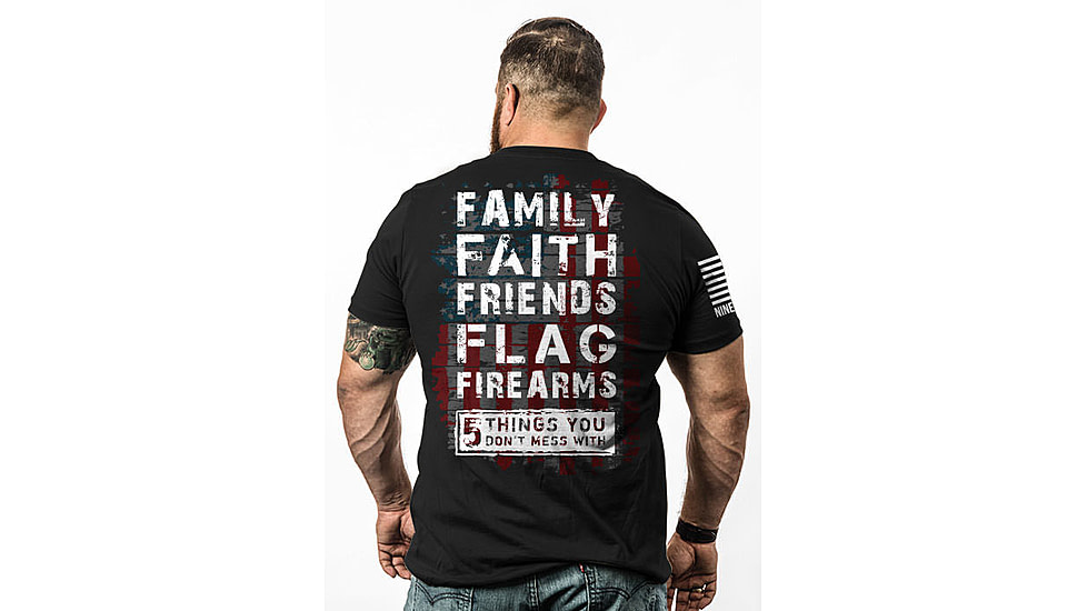 Nine Line 5 Things Graphic T-Shirts - Mens, Black, Small 5THINGS-TS-BLACK-S