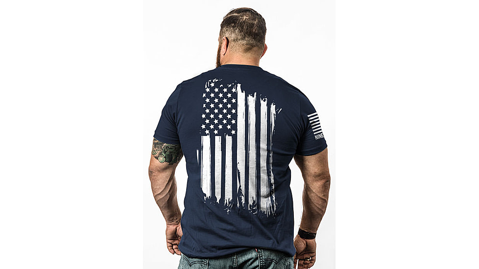 Nine Line America Graphic T-Shirts - Mens, MidnightNavy, Small AMERICA-TS-MIDNIGHTNAVY-S