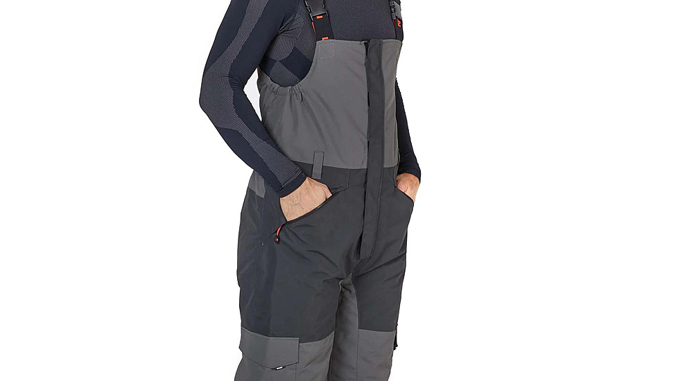 Norfin Boat Insulated Rain Bibs - Men's, Gray Black, 2XL, 677805-XXL