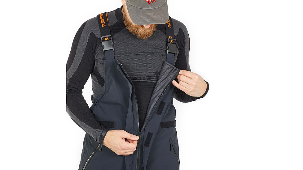 Norfin Norfin Rebel Pro Insulated Rain Bibs - Men's, Gray, 3XL, 586006-XXXL