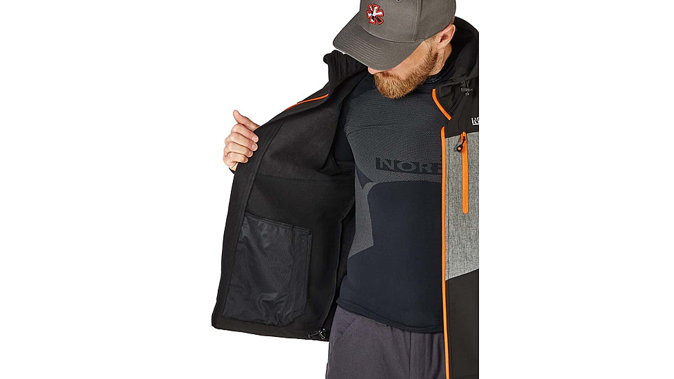 Norfin Vector Jacket - Mens, Grey, Large, 418003-L