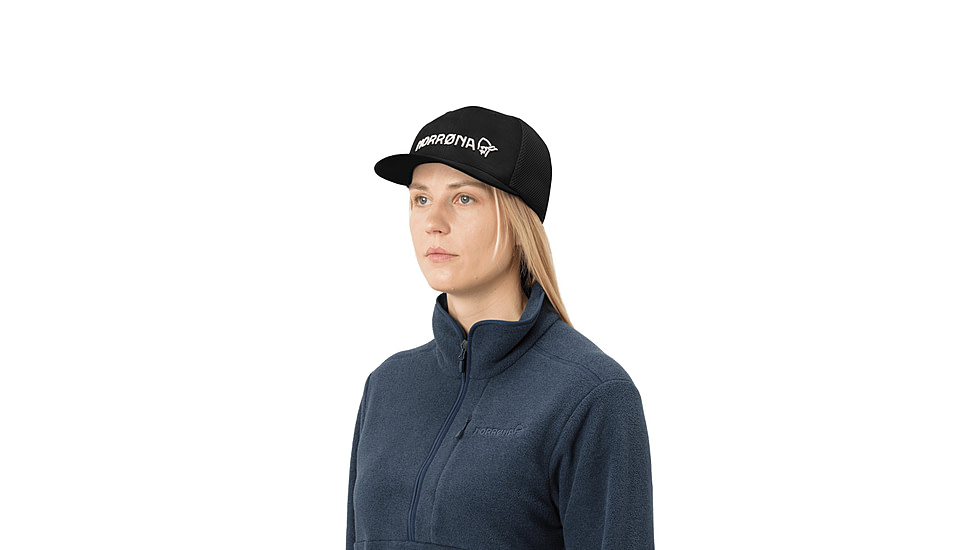 Norrona /29 Flexfit Cap, Black, Small/Medium, 3420-18-7700-S/M