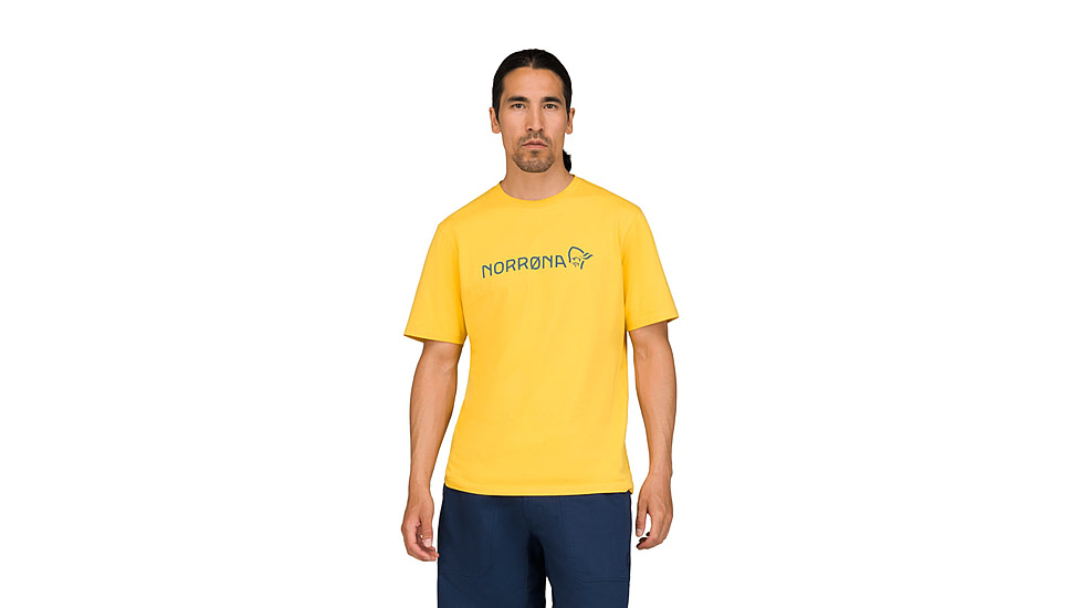 Norrona /29 Cotton Norrna Viking T-Shirt - Mens, Calendula, Medium, 3422-21-5566-M