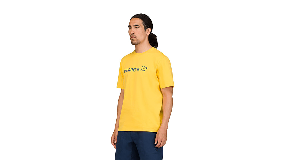 Norrona /29 Cotton Norrna Viking T-Shirt - Mens, Calendula, Medium, 3422-21-5566-M