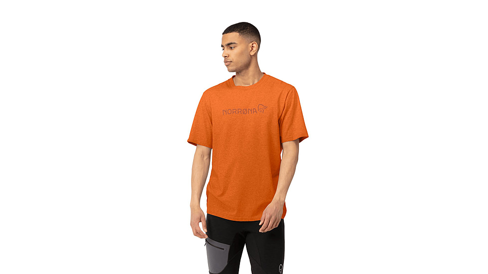 Norrona /29 Cotton Norrna Viking T-Shirt - Mens, Gold Flame, Extra Large, 3422-21-1002-XL