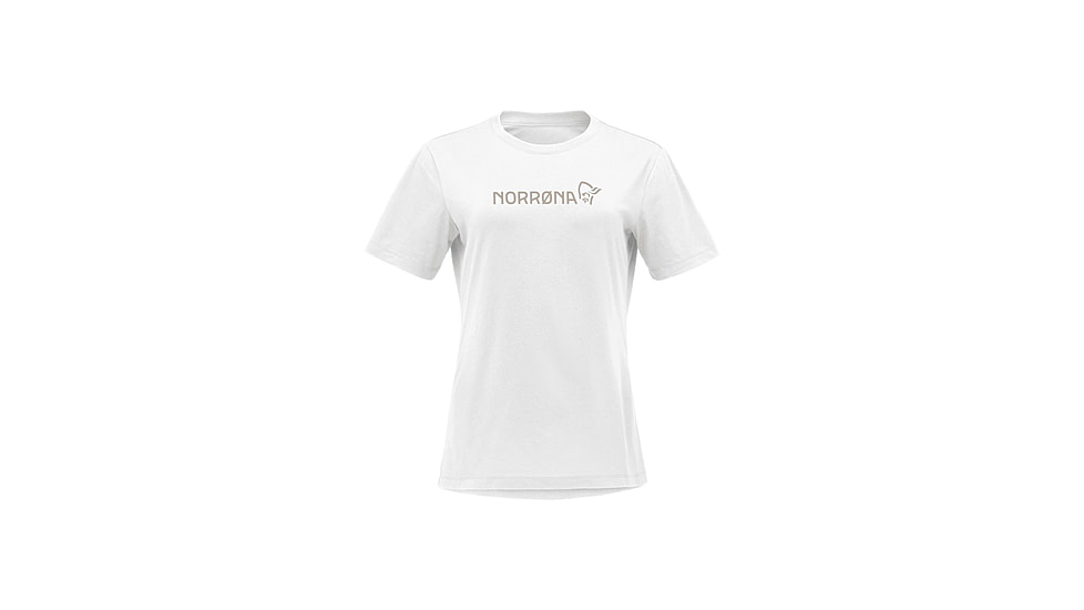 Norrona /29 Cotton Norrna Viking T-Shirt - Womens, Pure White, Large, 3424-21-9000-L