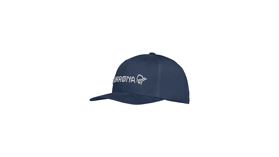 Norrona /29 Flexfit Cap, Indigo Night/Drizzle, Small/Medium, 3420-18-2329-S/M