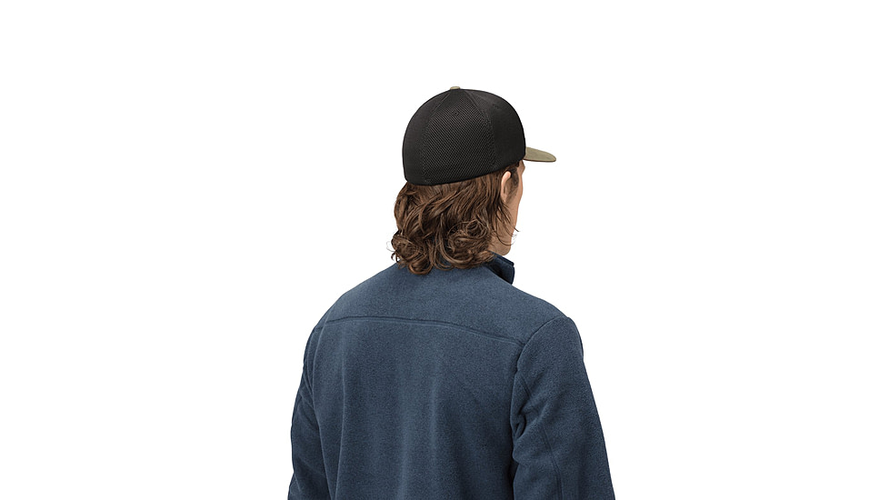 Norrona /29 Flexfit Cap, Olive Night/Caviar, Small/Medium, 3420-18-3329-S/M