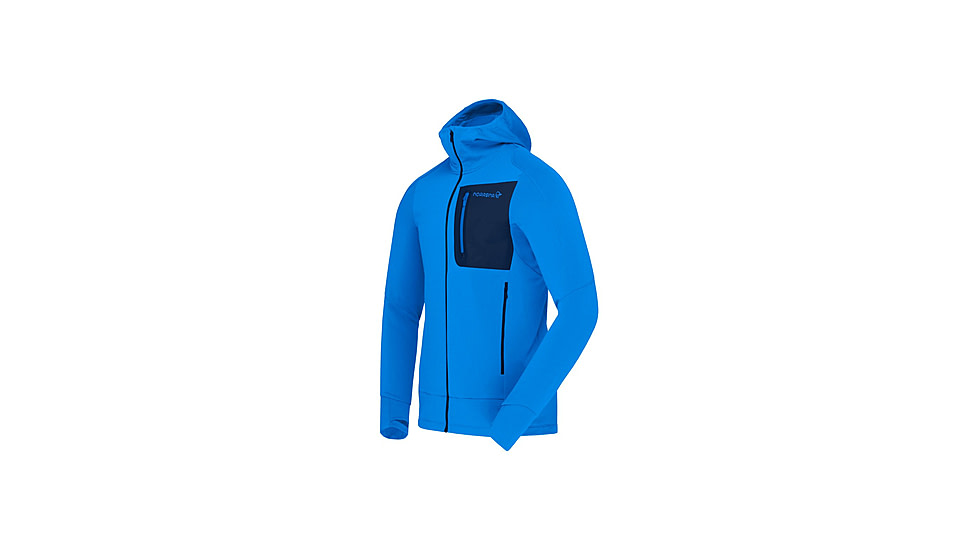 Norrona Falketind Power Grid Hooded Jacket - Mens, Skydiver, Medium, 1810-23-2336-M