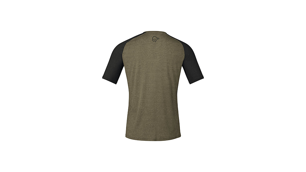 Norrona Fjora Equaliser Lightweight T-Shirt - Mens, Olive Night, Small, 2233-25-3301-S