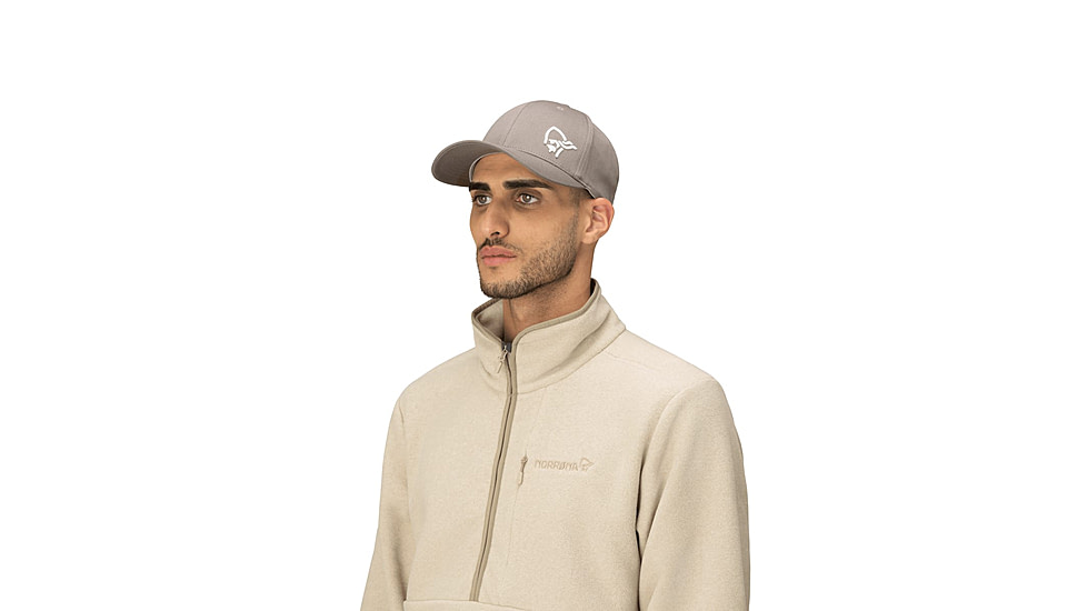 Norrona Flexfit Cap, Pale Grey, Large/Extra Large, 3420-18-8006-L/XL