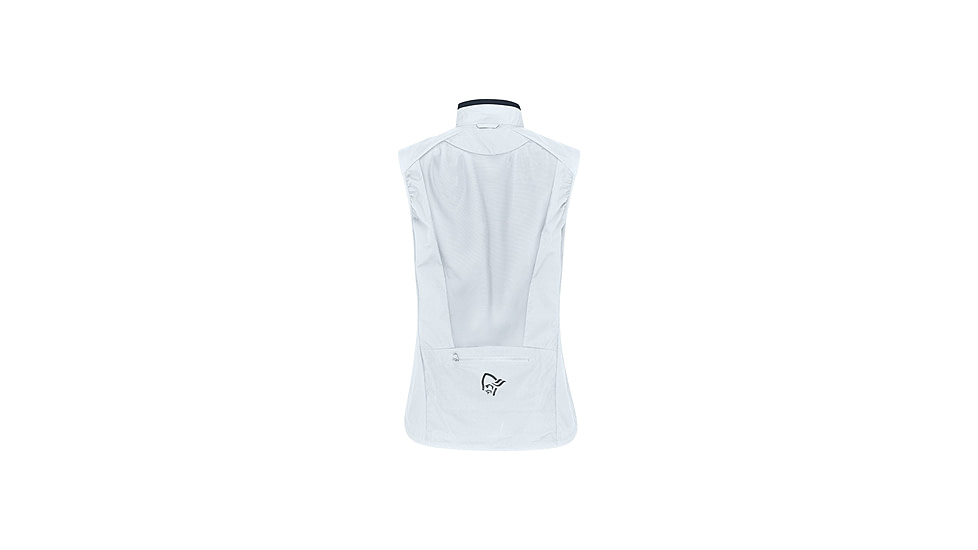 Norrona Senja Aero 90 Vest - Womens, Snow White, Medium, 5823-23-9928-M