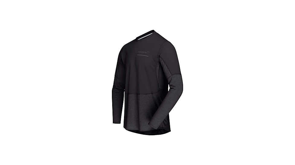 Norrona Senja Equaliser Lightweight Long Sleeve Shirt - Mens, Caviar, Large, 5820-23-7718-L