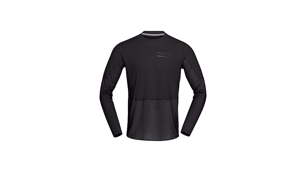 Norrona Senja Equaliser Lightweight Long Sleeve Shirt - Mens, Caviar, Large, 5820-23-7718-L