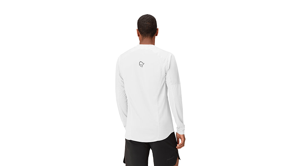 Norrona Senja Equaliser Lightweight Long Sleeve Shirt - Mens, Snow White, Extra Large, 5820-23-9928-XL
