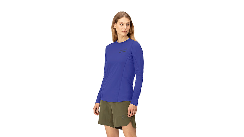 Norrona Senja Equaliser Lightweight Long Sleeve Shirt - Womens, Royal Blue, Medium, 5824-23-2011-M