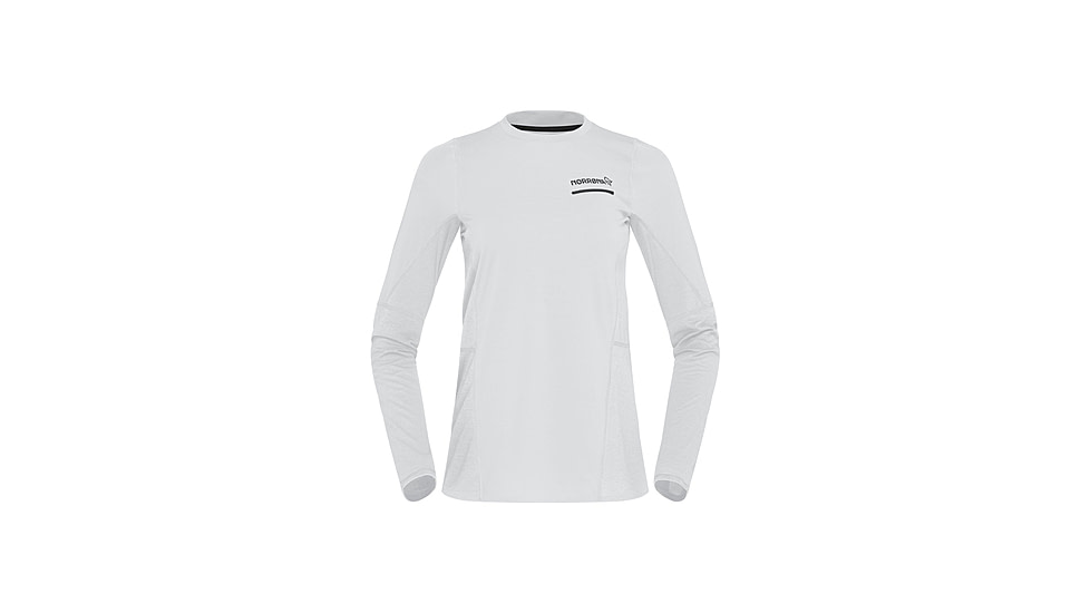 Norrona Senja Equaliser Lightweight Long Sleeve Shirt - Womens, Snow White, Large, 5824-23-9928-L