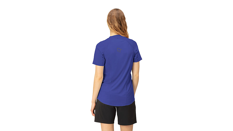 Norrona Senja Equaliser Lightweight T-Shirt - Womens, Royal Blue, Medium, 5807-23-2011-M