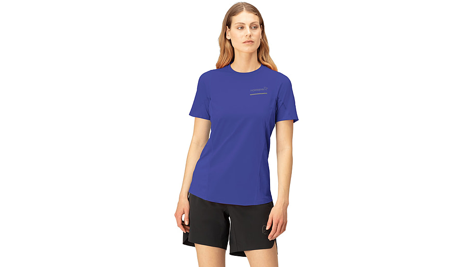 Norrona Senja Equaliser Lightweight T-Shirt - Womens, Royal Blue, Medium, 5807-23-2011-M