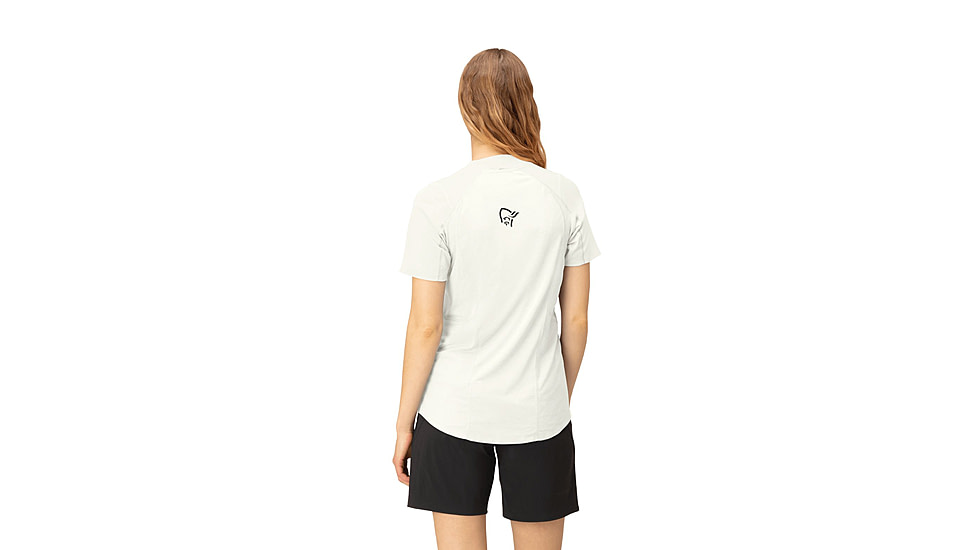Norrona Senja Equaliser Lightweight T-Shirt - Womens, Snow White, Extra Small, 5807-23-9928-XS