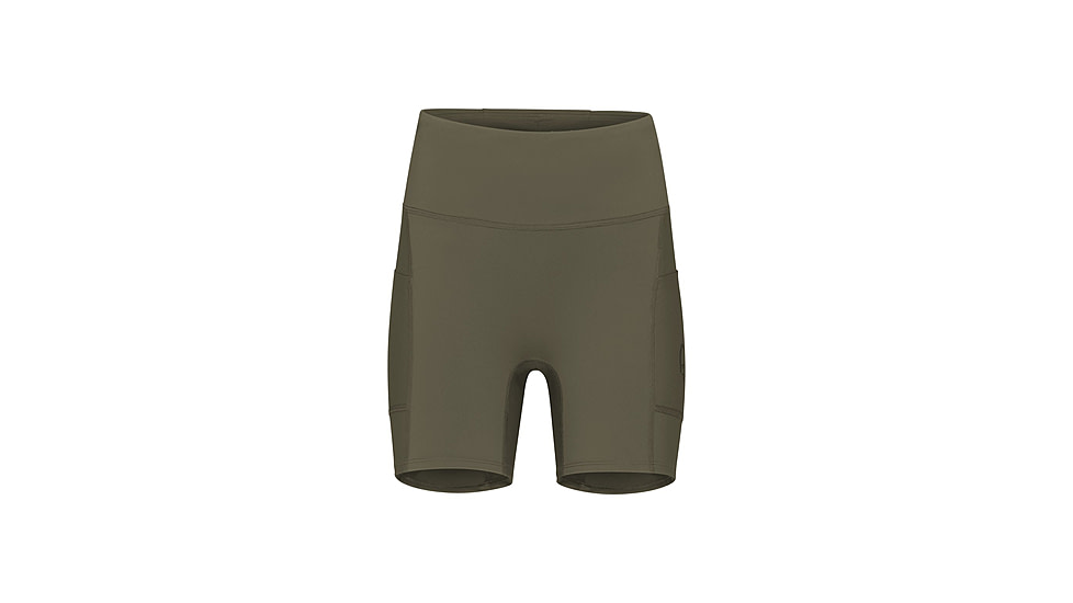Norrona Senja Equaliser Stretch 6in Tights - Womens, Olive Night/Caviar, Extra Small, 5825-23-3329-XS