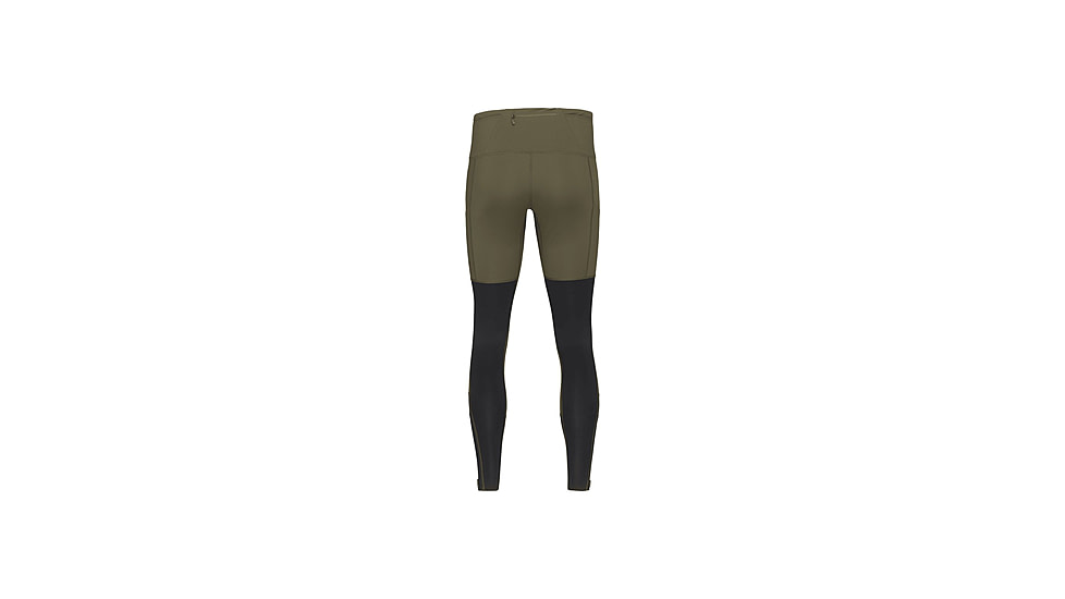 Norrona Senja Equaliser Stretch Tights - Mens, Olive Night/Caviar, Extra Large, 5821-23-3329-XL