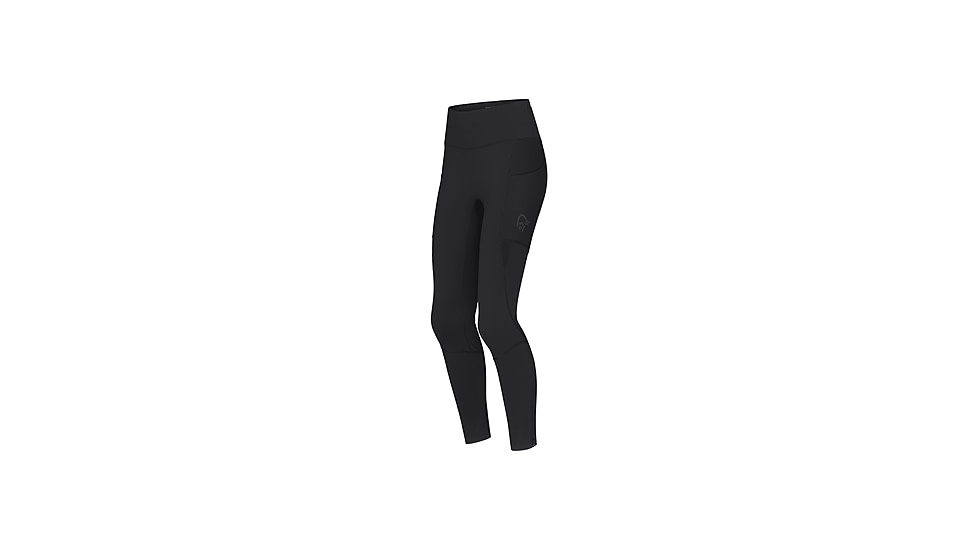 Norrona Senja Equaliser Stretch Tights - Womens, Caviar, Large, 5808-23-7718-L