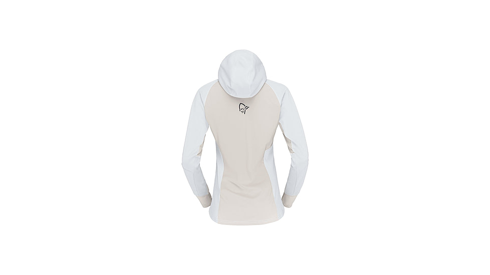 Norrona Senja Warm1 Hoodie - Womens, Snow White, Large, 5822-23-9928-L
