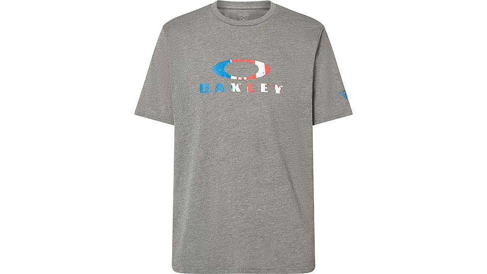 Oakley SI Splatter T-Shirts - Mens, Athletic Heather Grey, Large, FOA404138-24G-L