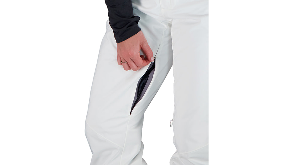 Obermeyer Bliss Pant - Women's, 14 US, Regular Inseam, White, 15035-16010-14