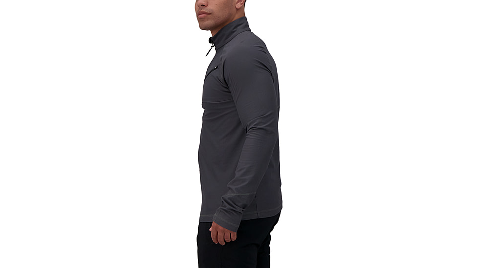Obermeyer Flex 1/4 Zip Top - Mens, Coal, Small, 29013-20004-S