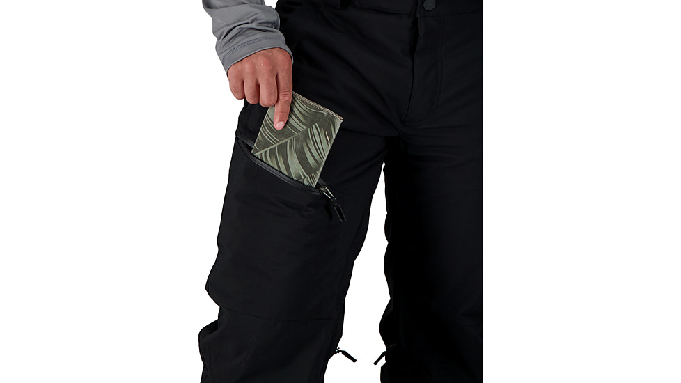 Obermeyer Force Suspender Pant - Men's, Small, Regular Inseam, Black, 25042-16009-S