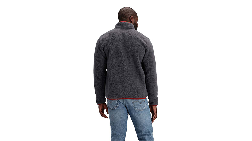 Obermeyer M Boulder Fleece - Mens, Basalt, Medium, Regular, 27071-23004-M