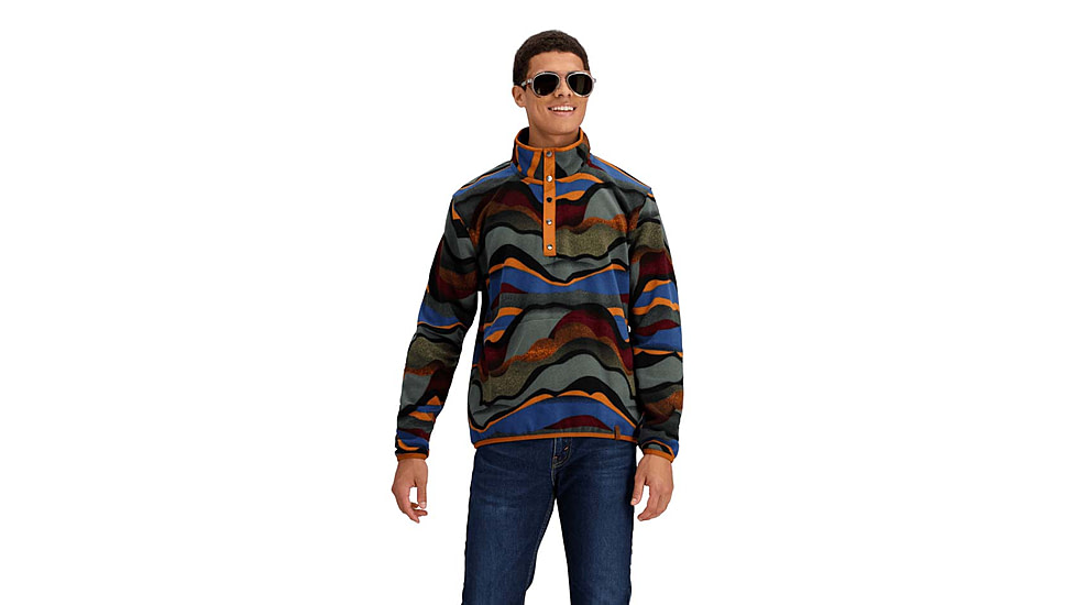 Obermeyer M Boulder Fleece - Mens, Rolling Hills, Large, Regular, 27071-23127-L
