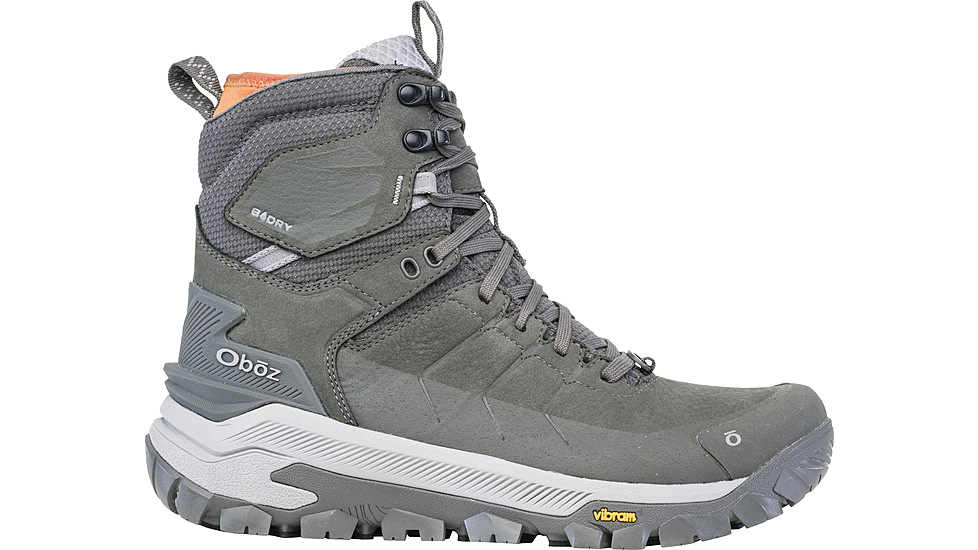 Oboz Bangtail Mid Insulated B-DRY Winter Boots - Mens, Medium, Charcoal, 14 US, 83501-102-14-Medium