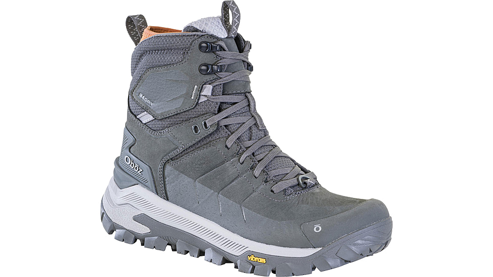 Oboz Bangtail Mid Insulated B-DRY Winter Boots - Mens, Medium, Charcoal, 14 US, 83501-102-14-Medium