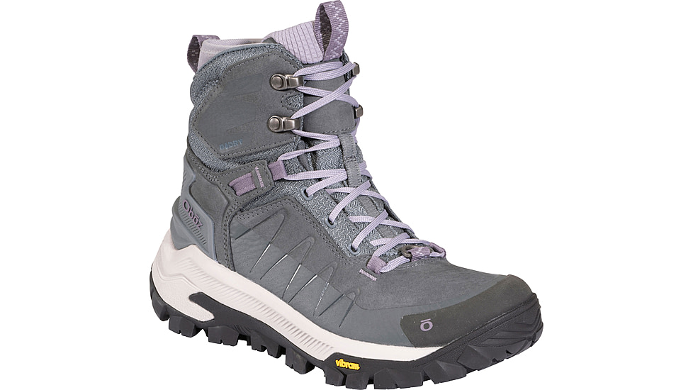 Oboz Bangtail Mid Insulated B-DRY Winter Boots - Womens, Medium, Slate, 7.5 US, 83502-150-7.5-Medium