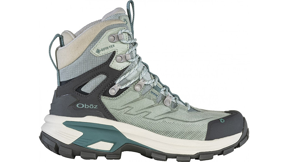 Oboz Bridger Ridge Mid GTX Hiking Shoes - Womens, Glacier, 9, 25002-726-9