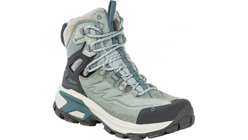 Oboz Bridger Ridge Mid GTX Hiking Shoes - Womens, Glacier, 9, 25002-726-9