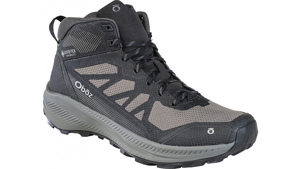 Oboz Katabatic LT Mid GTX Hiking Shoes - Mens, Wide, Black Sea, 13, 46101-189-13-Wide