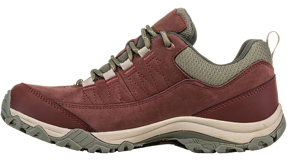Oboz Ousel Low B-Dry Hiking Boots - Womens, Port, 10.5, 71802-Port-Medium-10.5