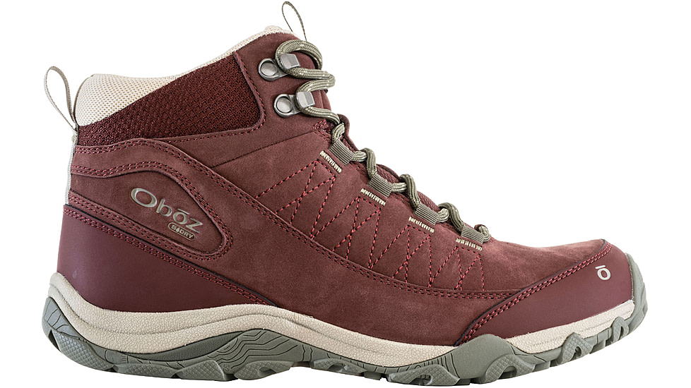 Oboz Ousel Mid B-Dry Medium Hiking Boots - Womens, Port, 8.5, 72002-Port-Medium-8.5