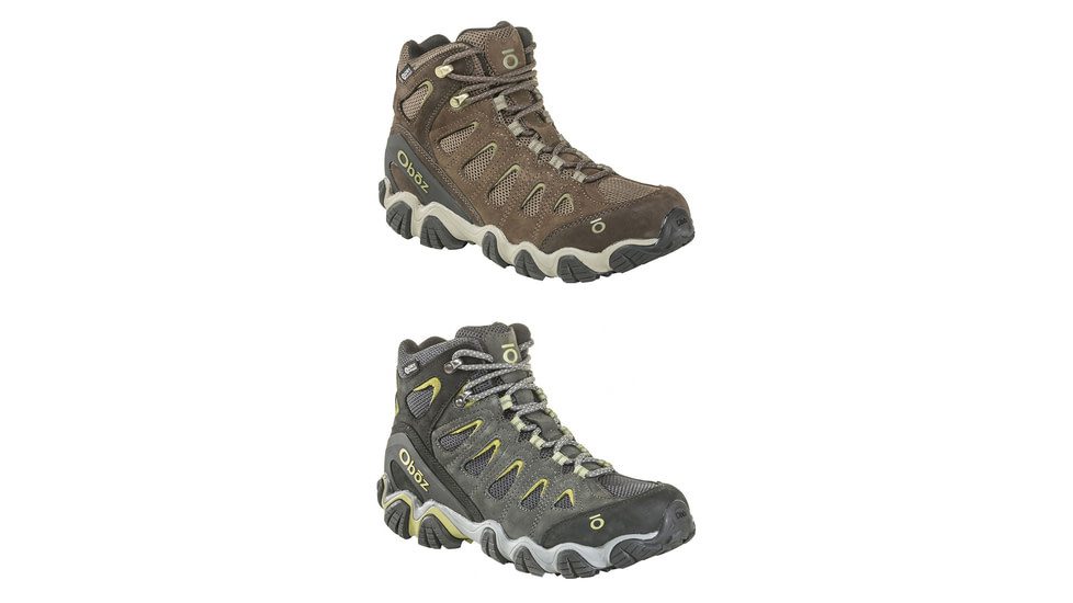 Oboz Sawtooth II Mid B-DRY Hiking Boot - Mens, Canteen/Mayfly Green, Dark Shadow/Woodbine Green