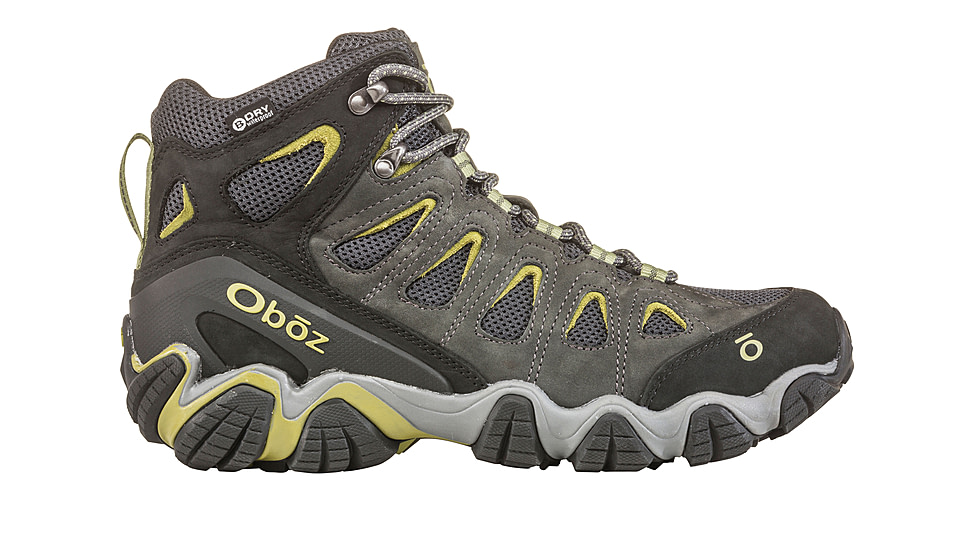 Oboz Sawtooth II Mid B-DRY Hiking Shoes - Mens, Medium, Dark Shadow / Woodbine Green, 7 US, 23701-1061-7-Medium