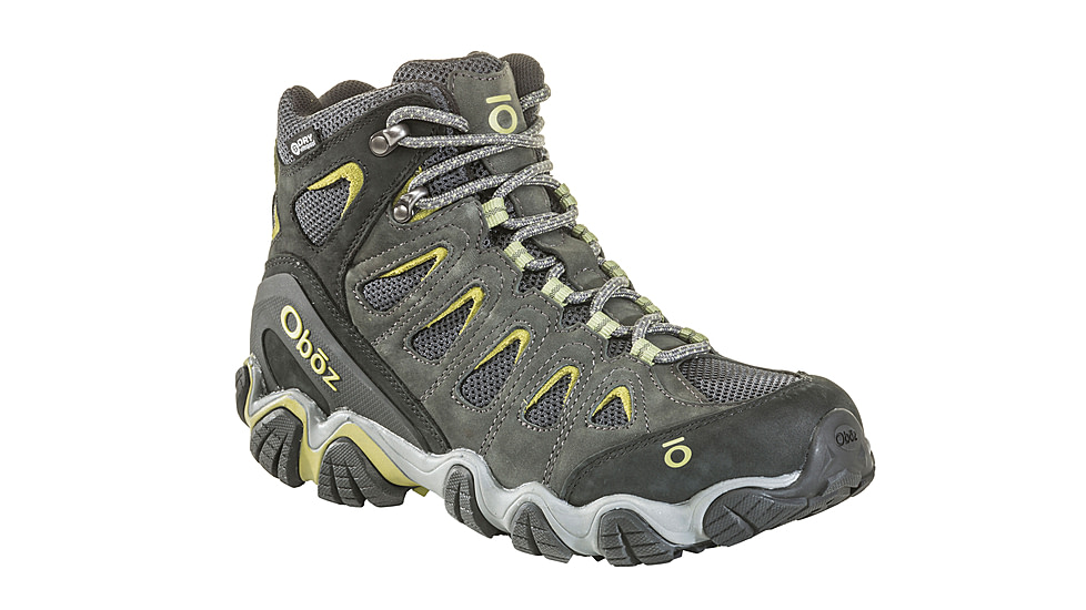 Oboz Sawtooth II Mid B-DRY Hiking Shoes - Mens, Medium, Dark Shadow / Woodbine Green, 7 US, 23701-1061-7-Medium