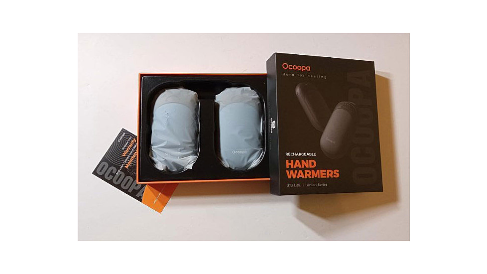 Ocoopa UT3 Liteplus Magnetic Rechargeable Hand Warmers, Blue on Black, UT3053-BU-BK-Plus