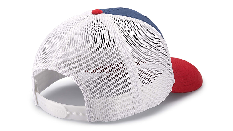 OPMOD Trucker Hat Embroidered Patch, Lt. Navy/White/Red, OPMLt. Na/Red-Lt